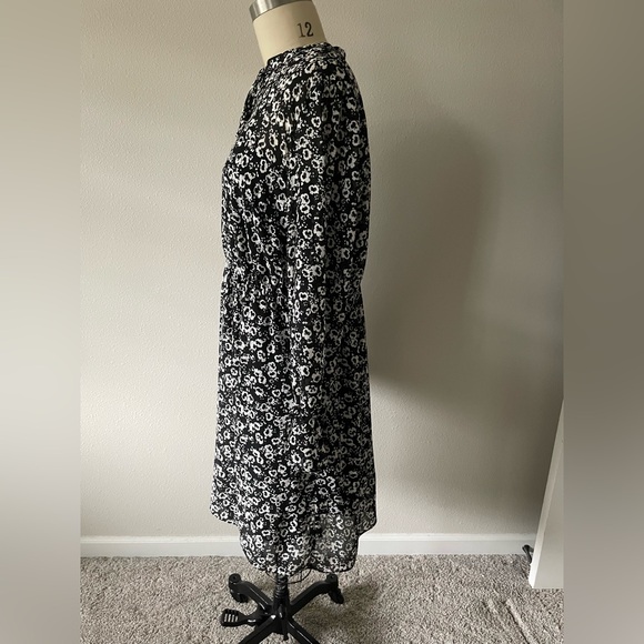 J. Crew Floral Black and White Dress - Picture 2 of 8